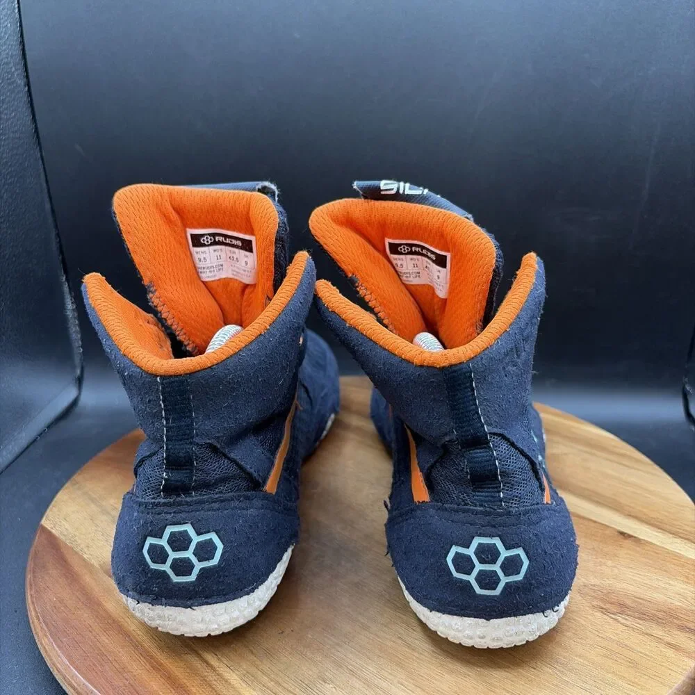 Rudis JB Alpha 2.0 Mens Size 9.5 Wrestling Shoes Blue Orange Sneakers